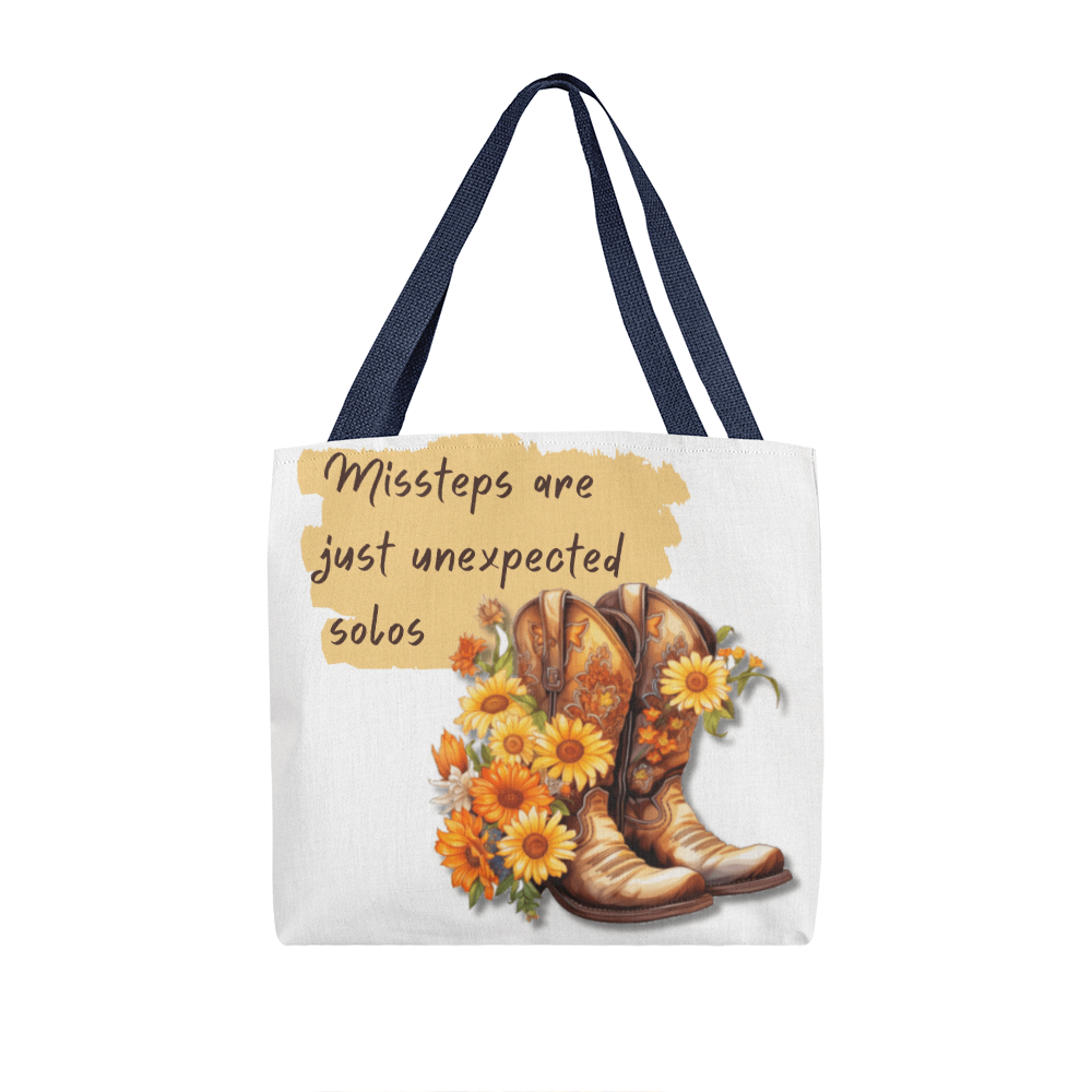 'Missteps are just Unexpected Solos' Line Dancing Classic Tote Bag