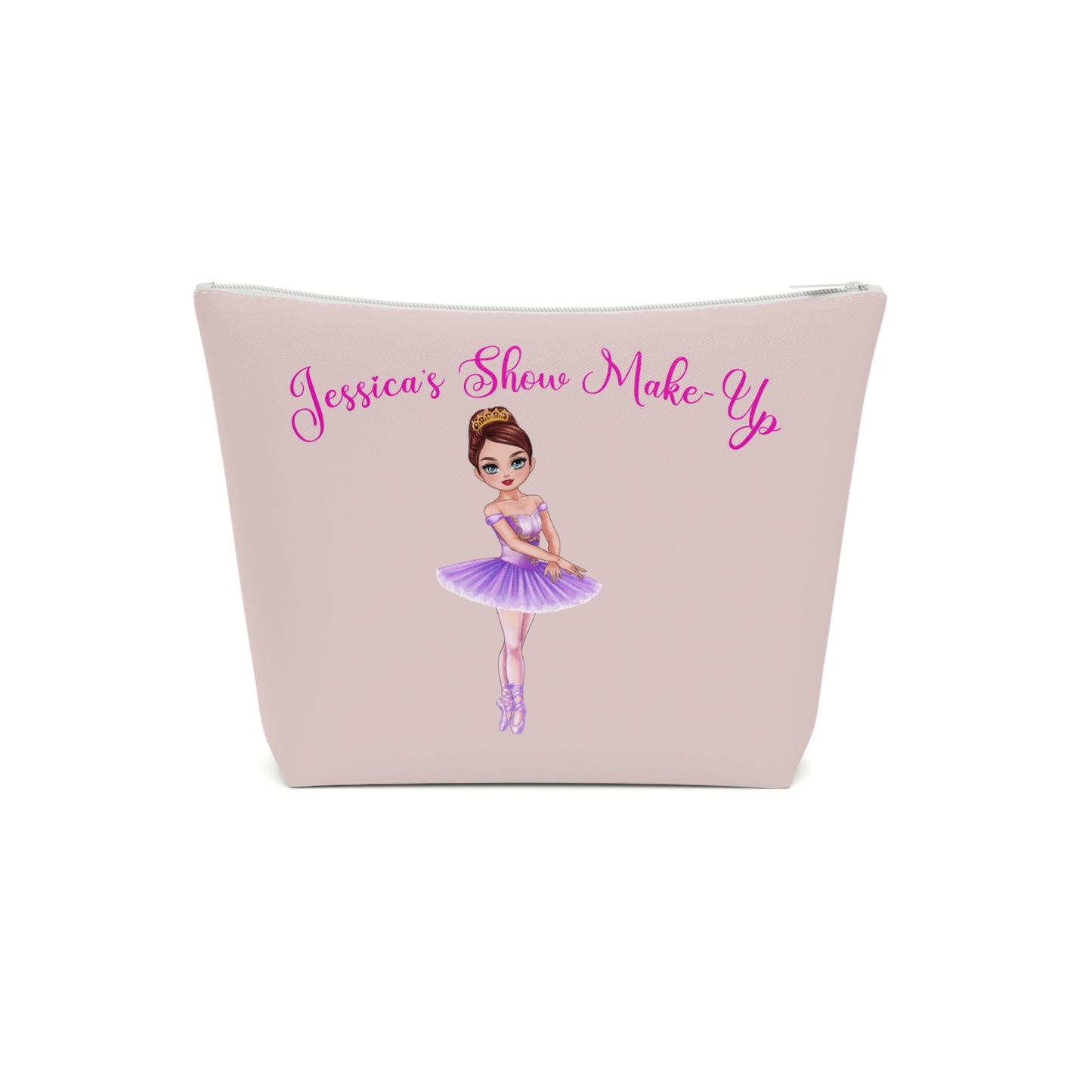 Personalised Name Ballet Cosmetic/Make-Up Bag