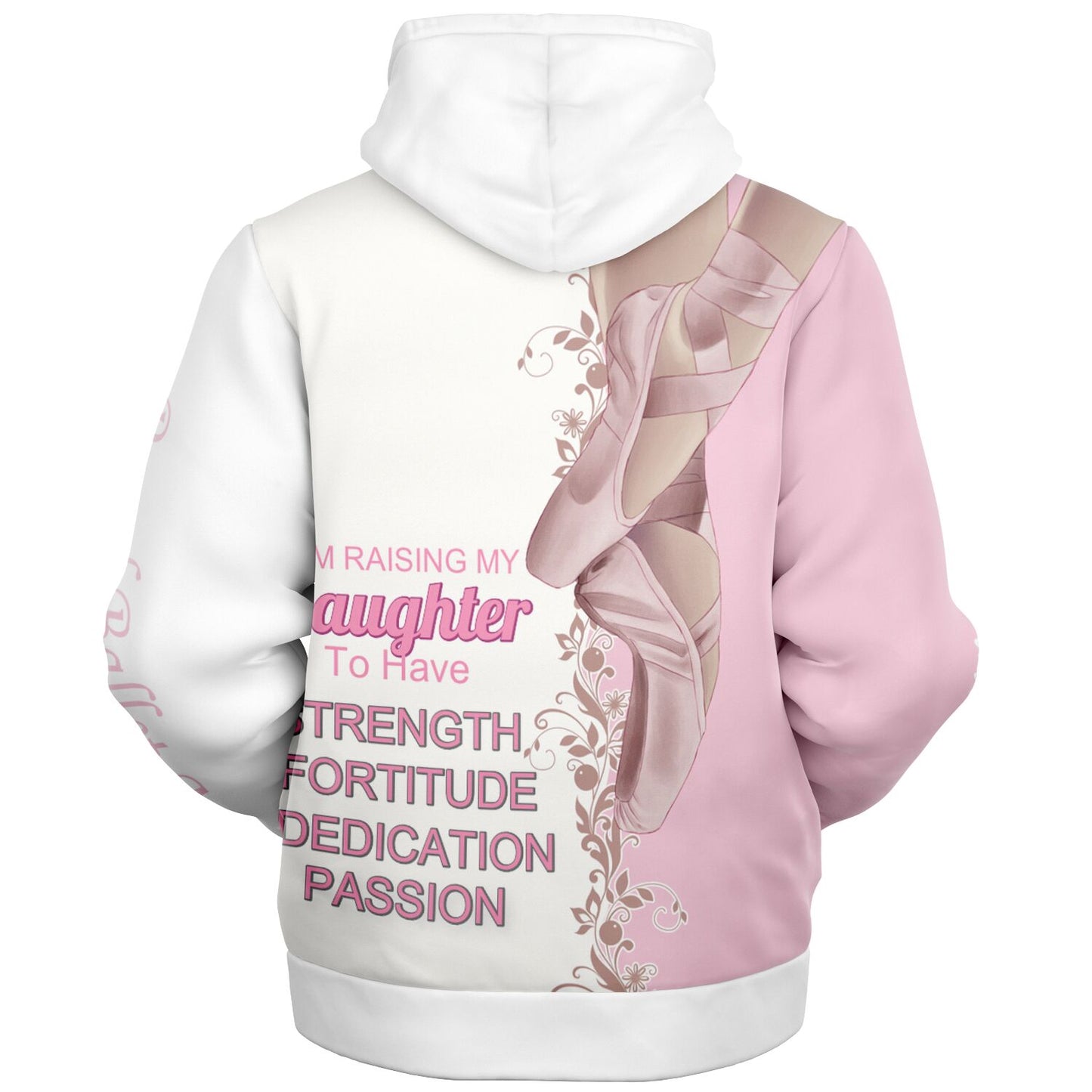 Ballerina Daughter-Proud Ballet Mom Zip Hoodie