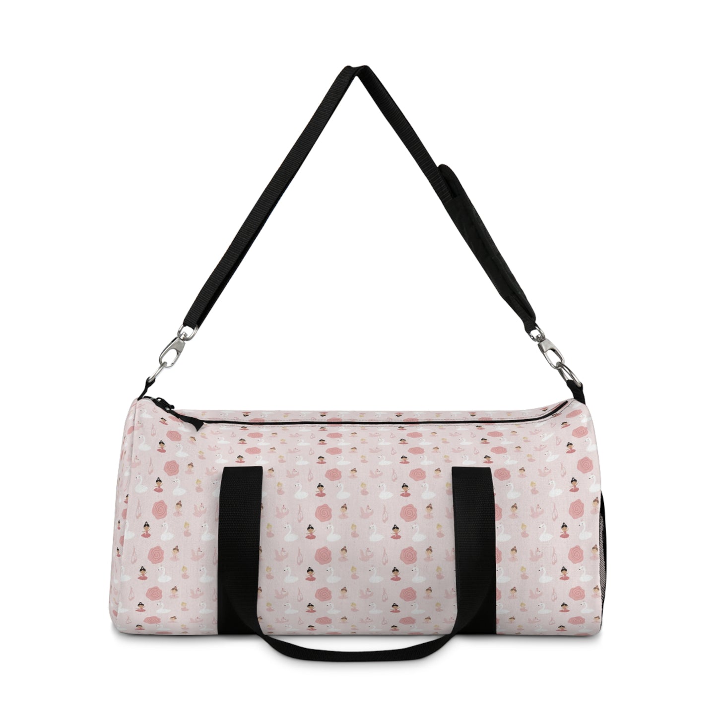 Cute Ballerina Ballet Pattern Small Duffel Bag