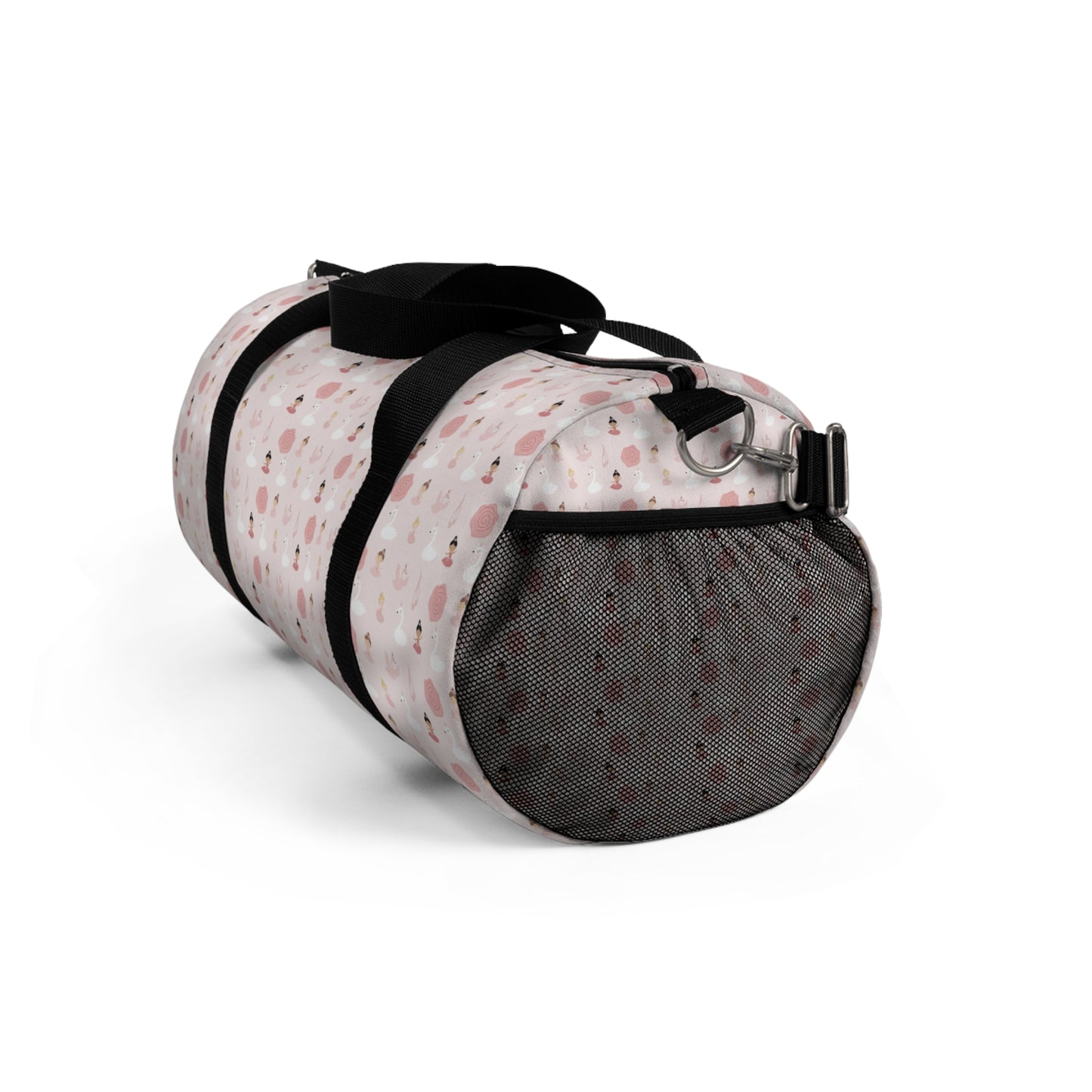 Cute Ballerina Ballet Pattern Small Duffel Bag