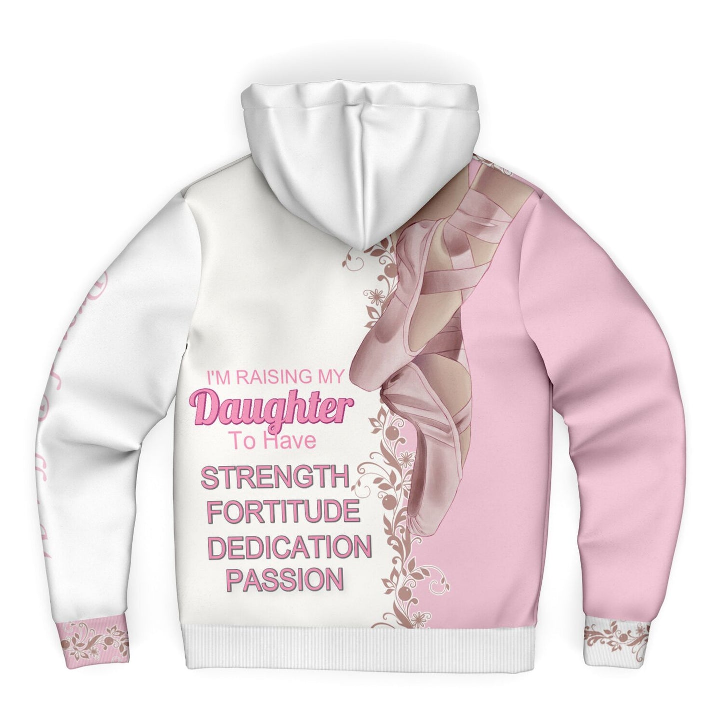 Ballerina Daughter-Proud Ballet Mom Zip Hoodie