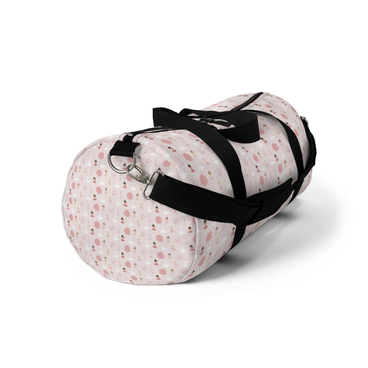 Cute Ballerina Ballet Pattern Small Duffel Bag