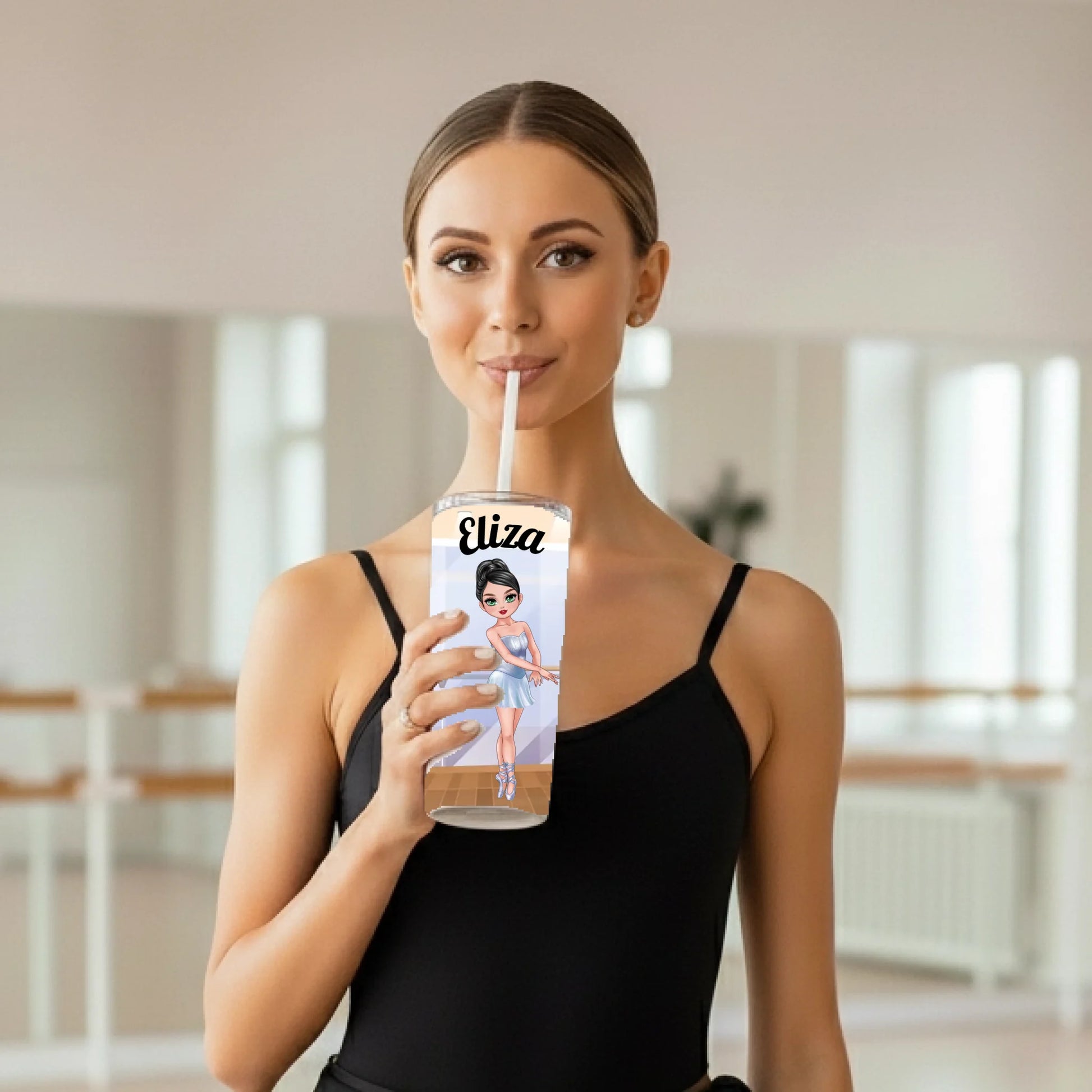 cropped tumbler ballet sip