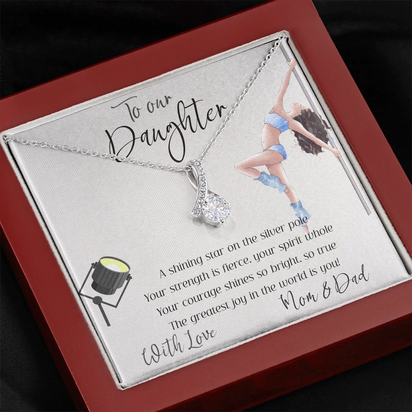 Dark Closeup Alluring Beauty Necklace