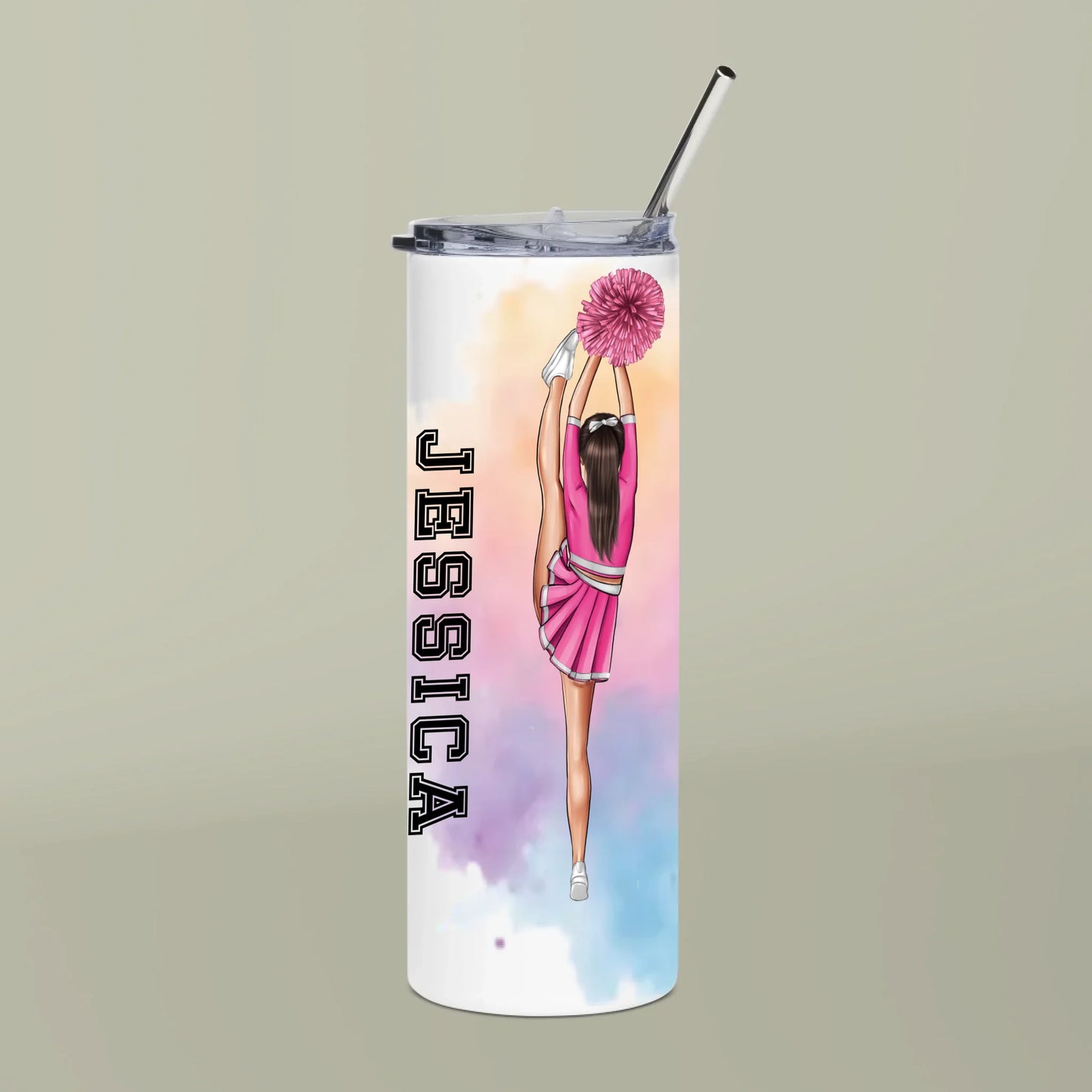 Cheerleader Tumbler 20oz Skinny