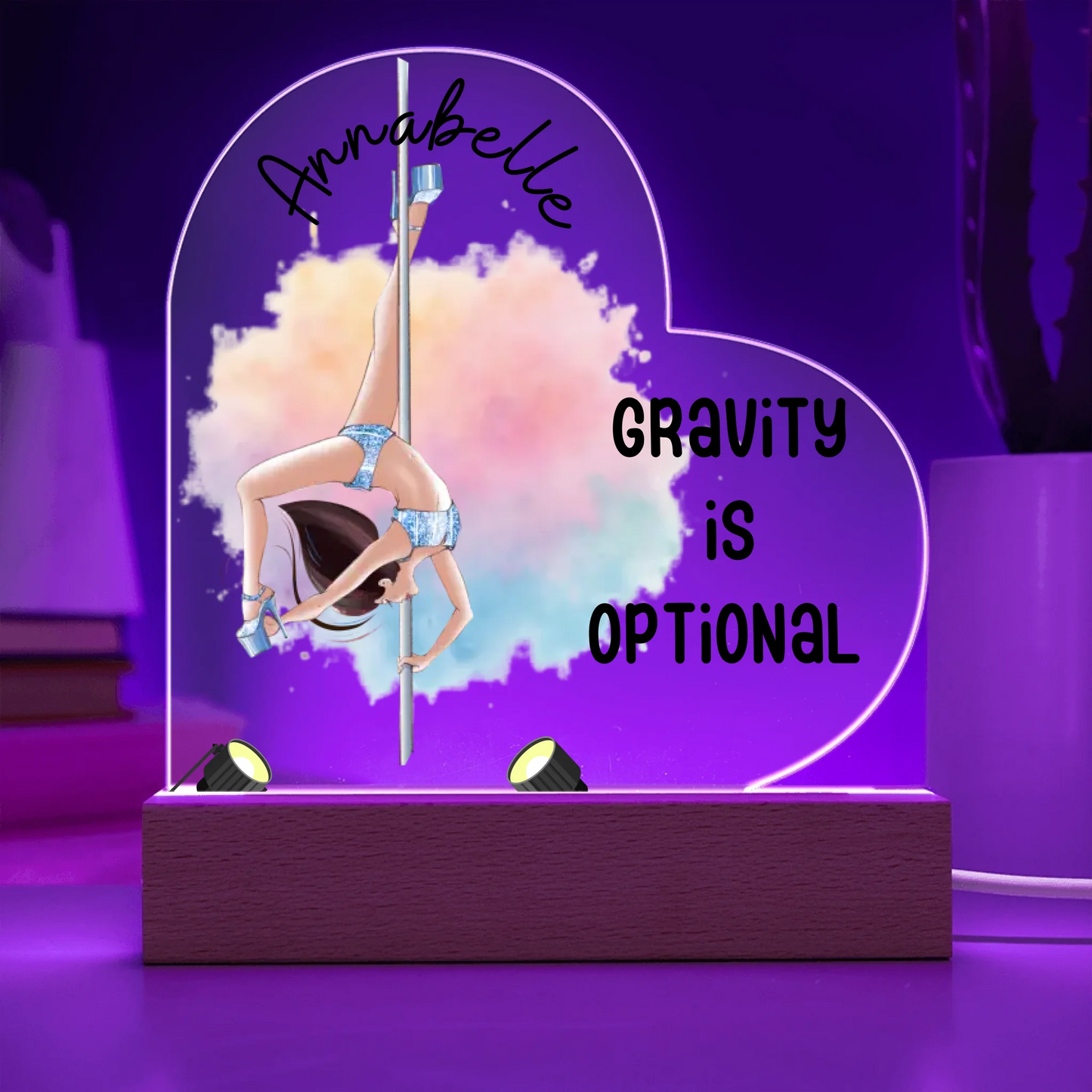 Acrylic Heart LED 11