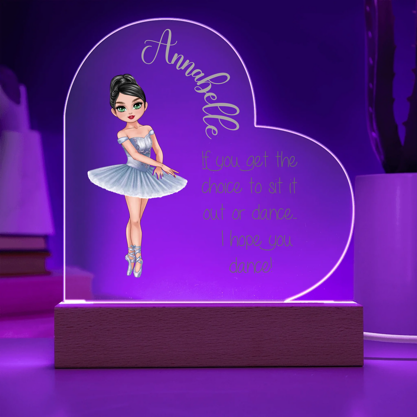 Acrylic Heart LED 11