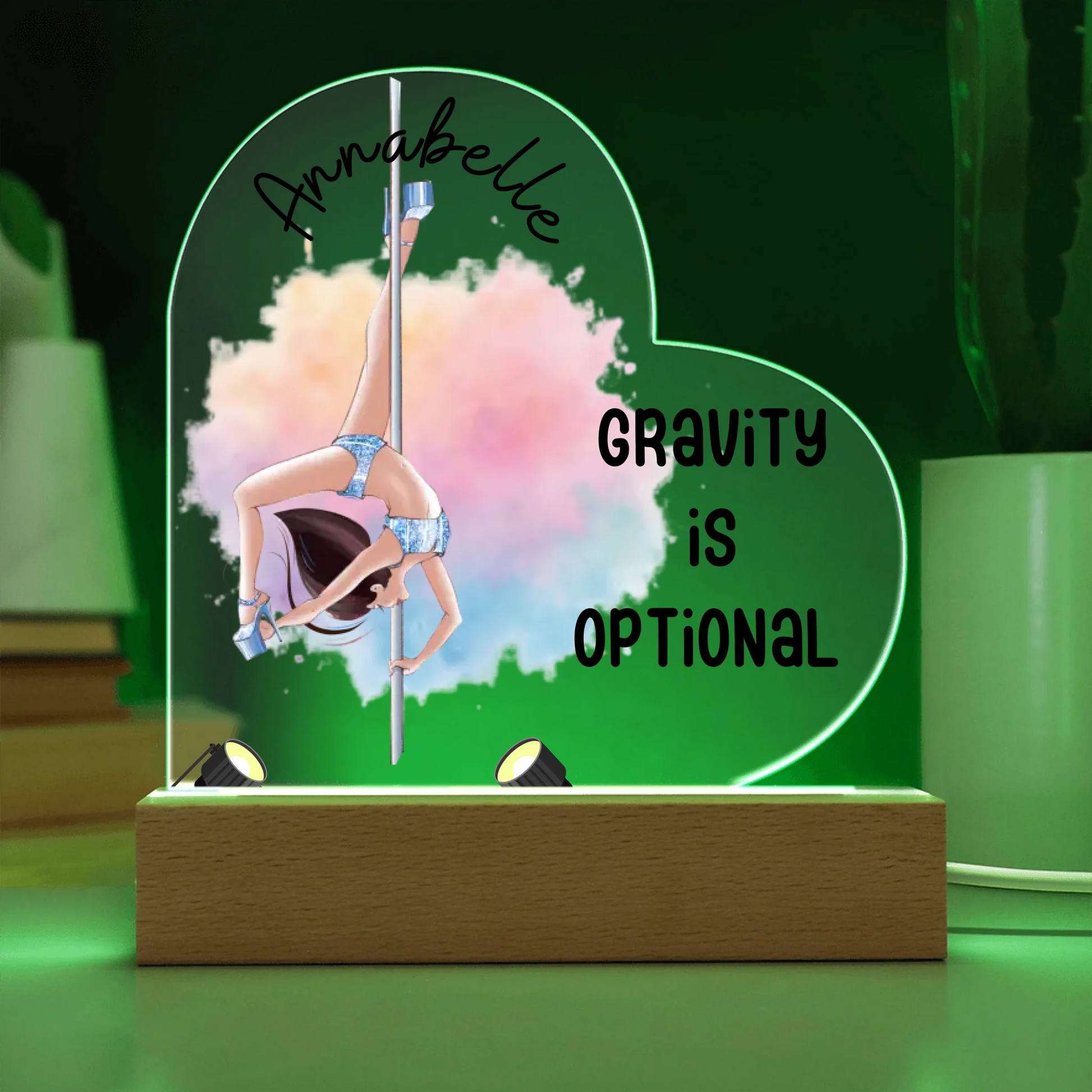 Acrylic Heart LED 10