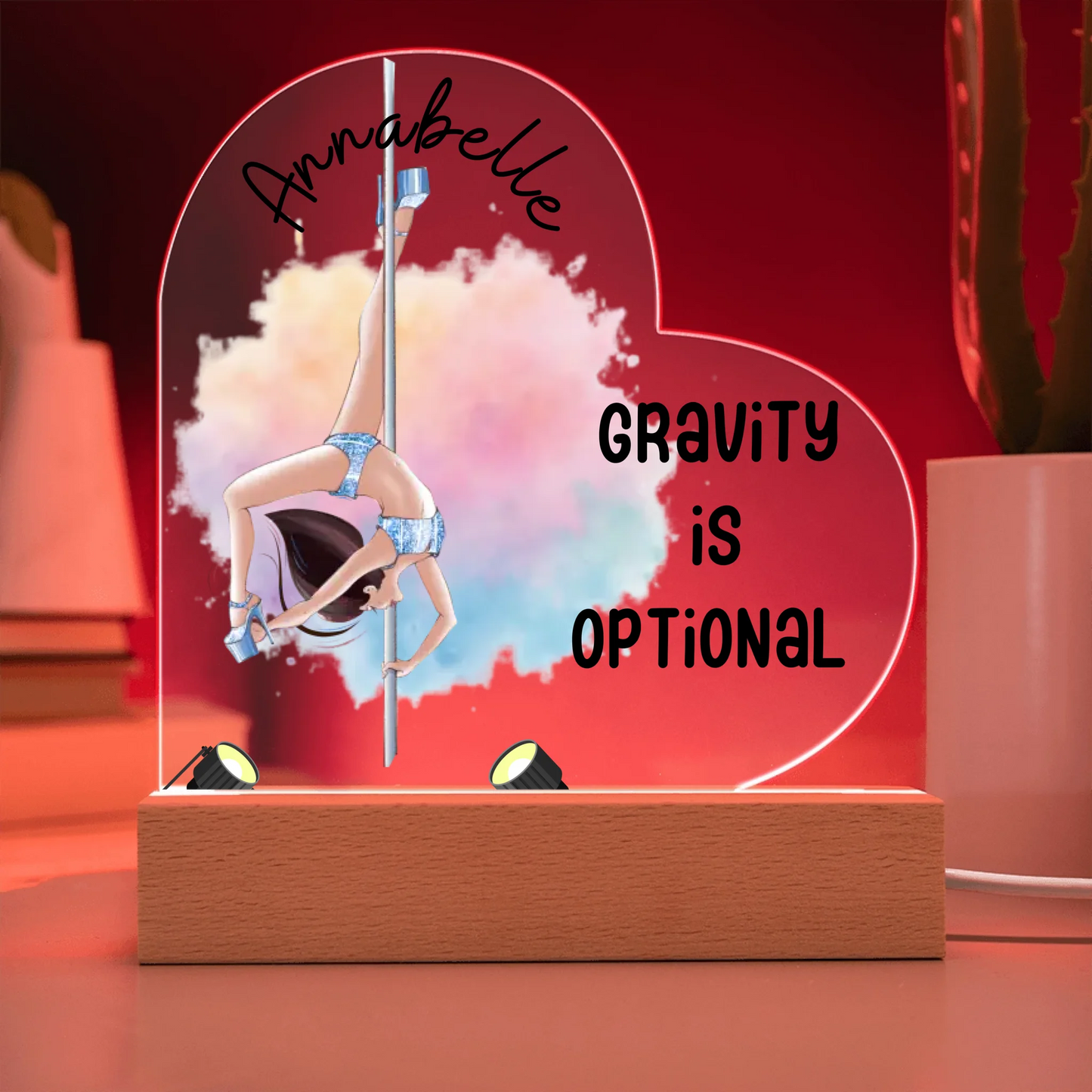 Acrylic Heart LED 12