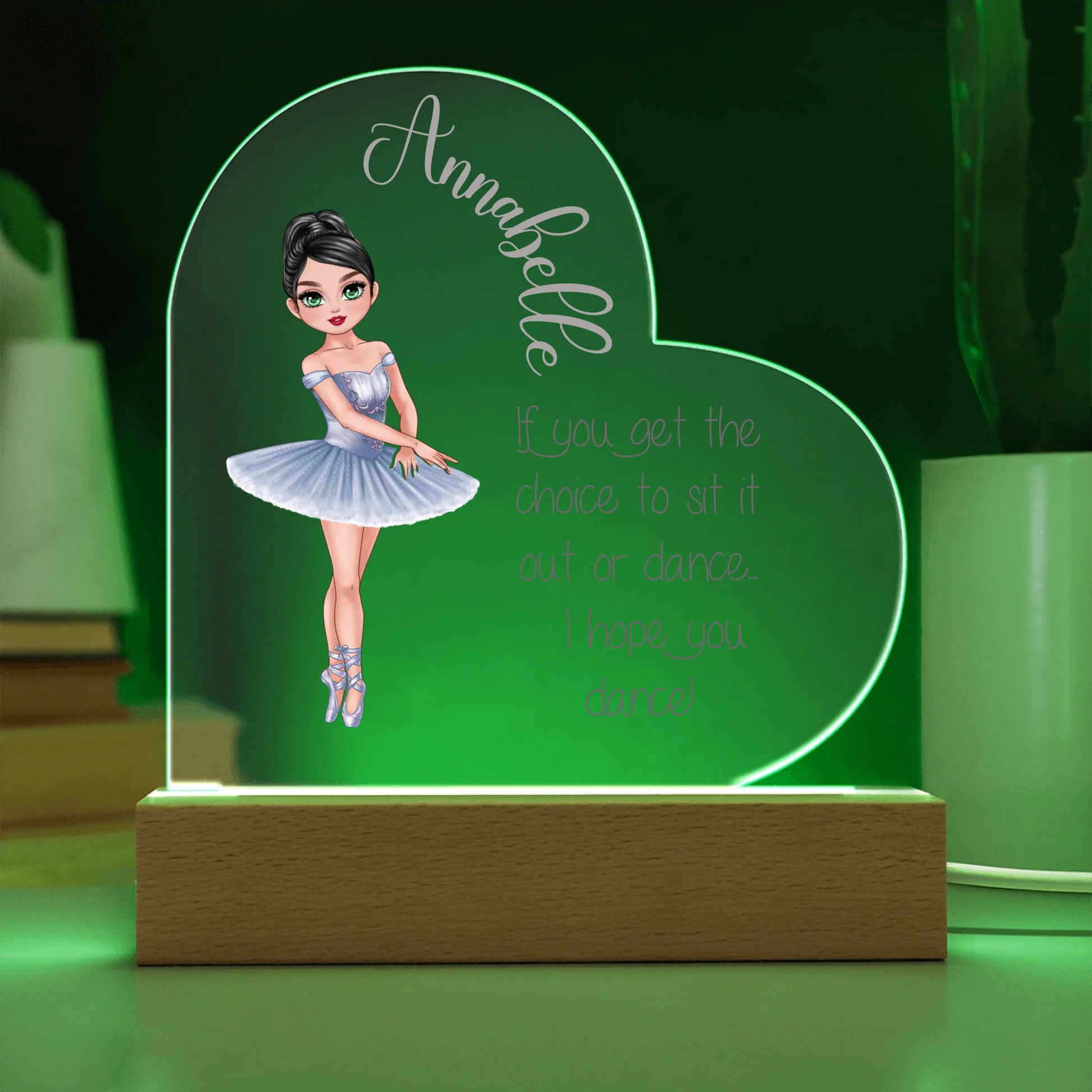 Acrylic Heart LED 10