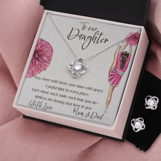 Love Knot Necklace & Earring Set 2