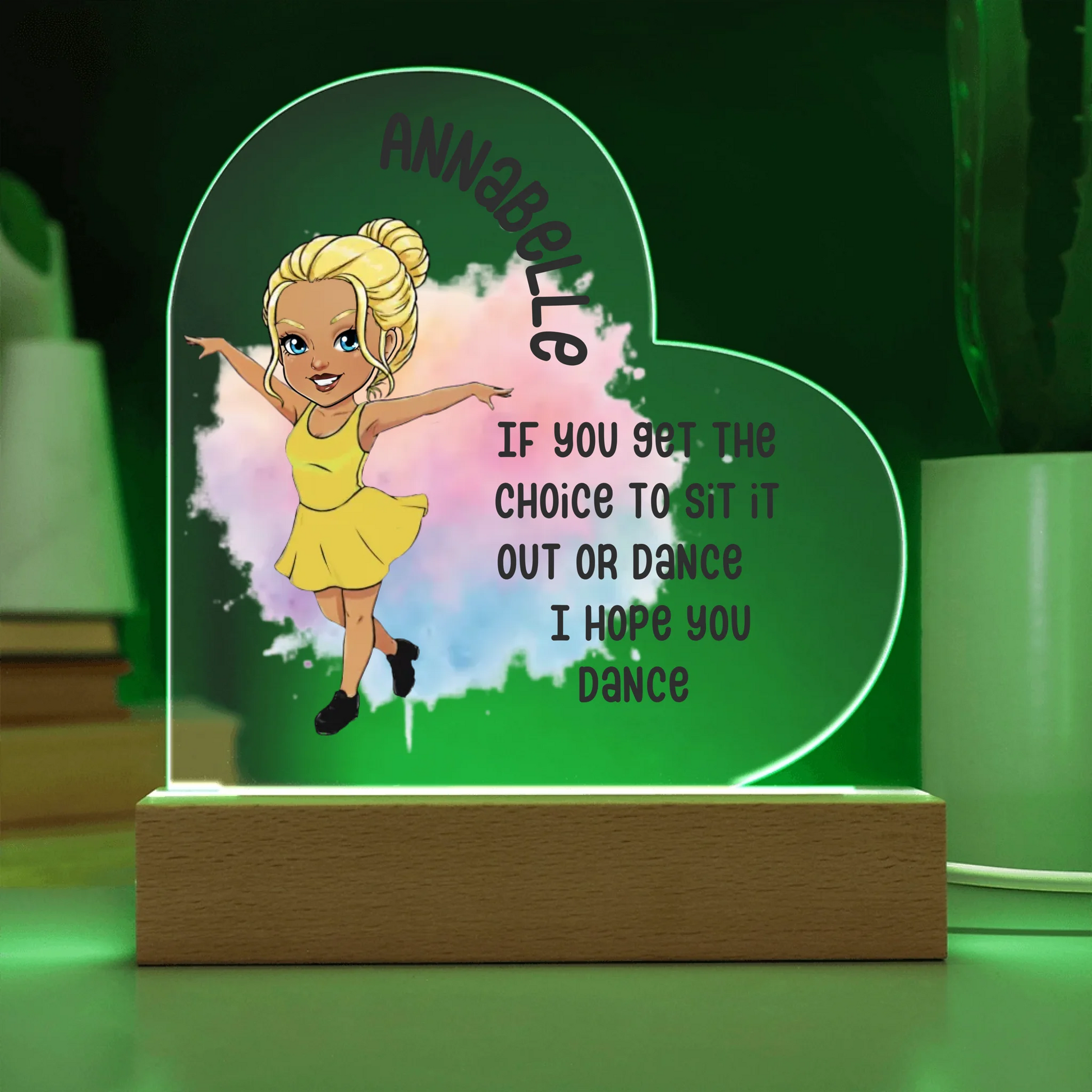 Acrylic Heart LED 10