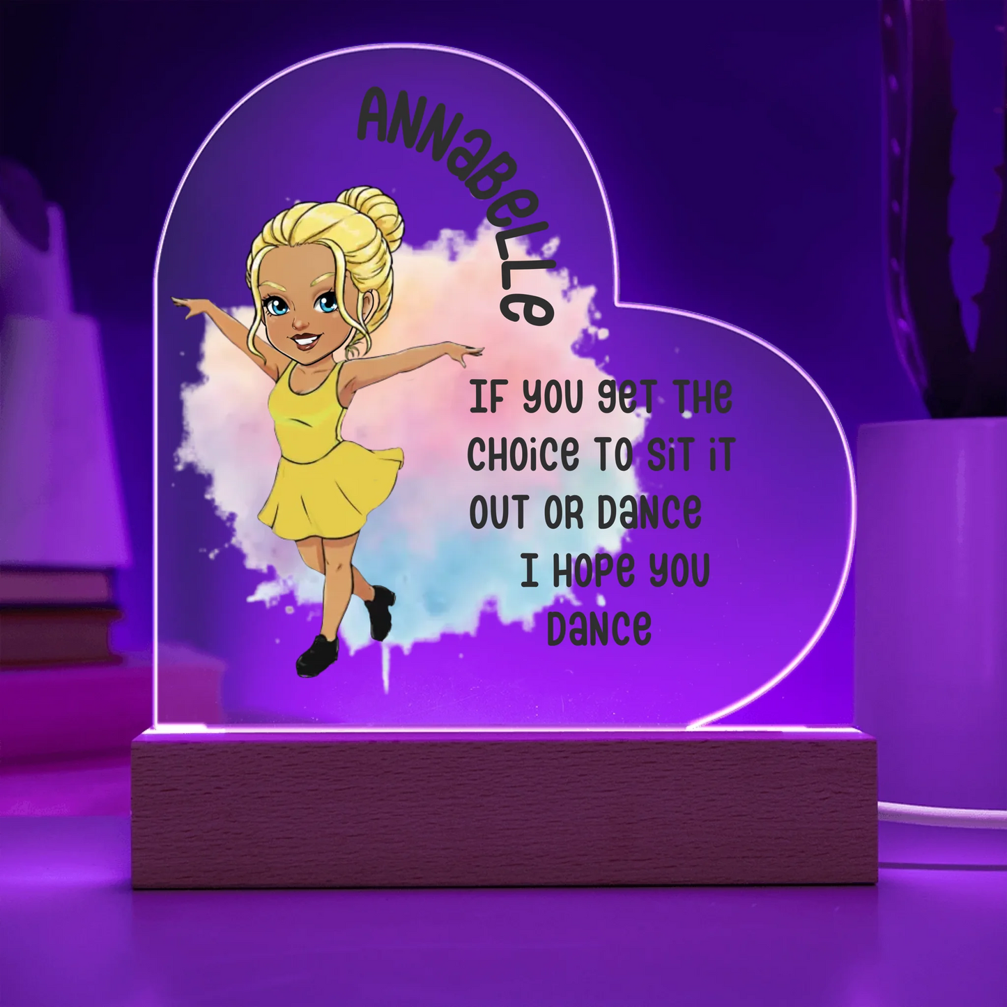 Acrylic Heart LED 11