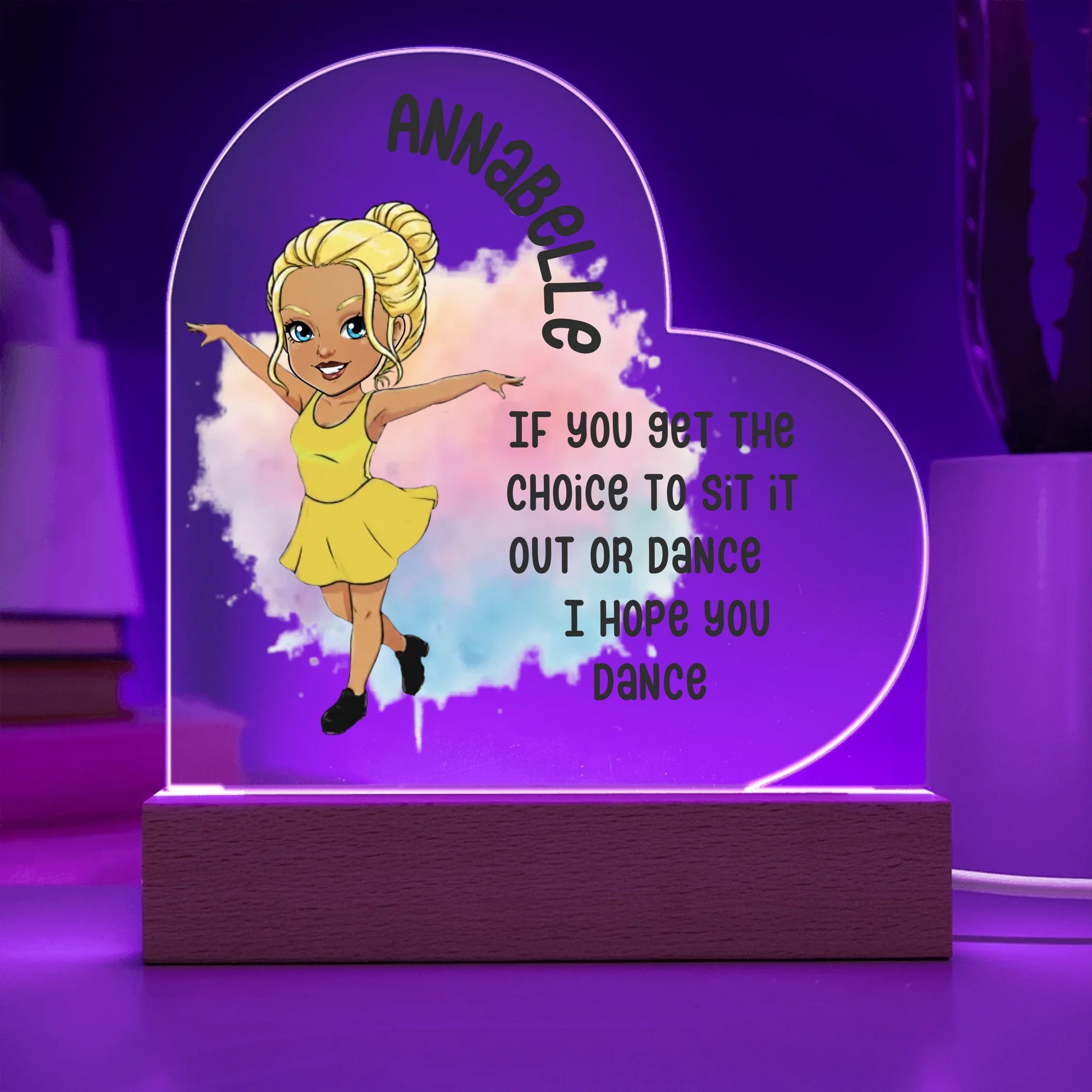 Acrylic Heart LED 11