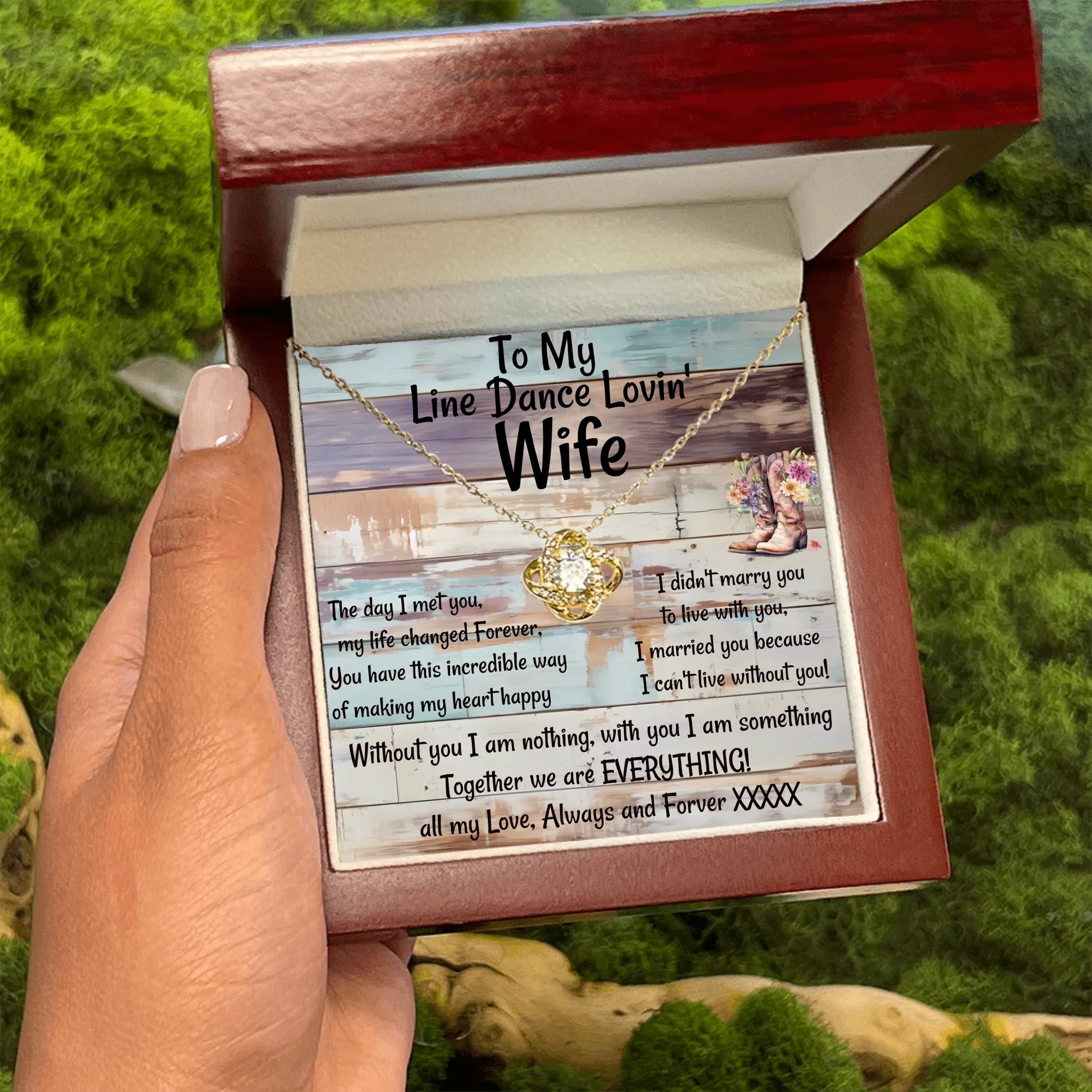 Love knot gold luxury box Zoom 3