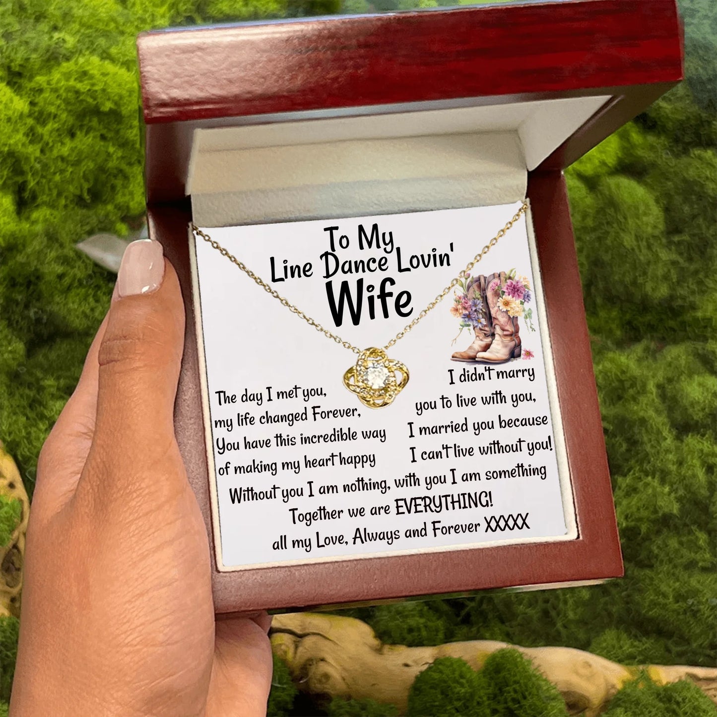 Love knot gold luxury box Zoom 3