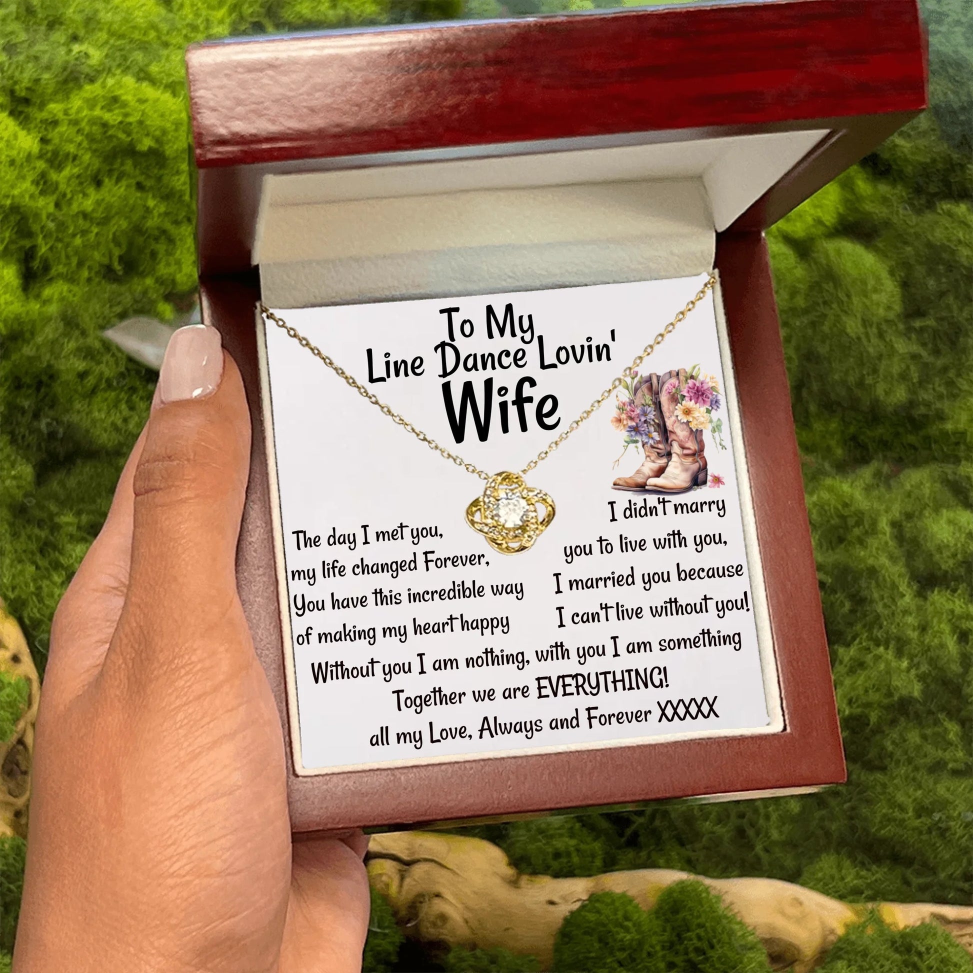 Love knot gold luxury box Zoom 3