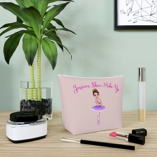 Personalised Name Ballet Cosmetic/Make-Up Bag