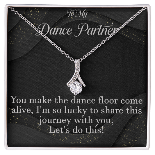 To My Dance Partner (Ballroom/Latin) - Gratitude Necklace