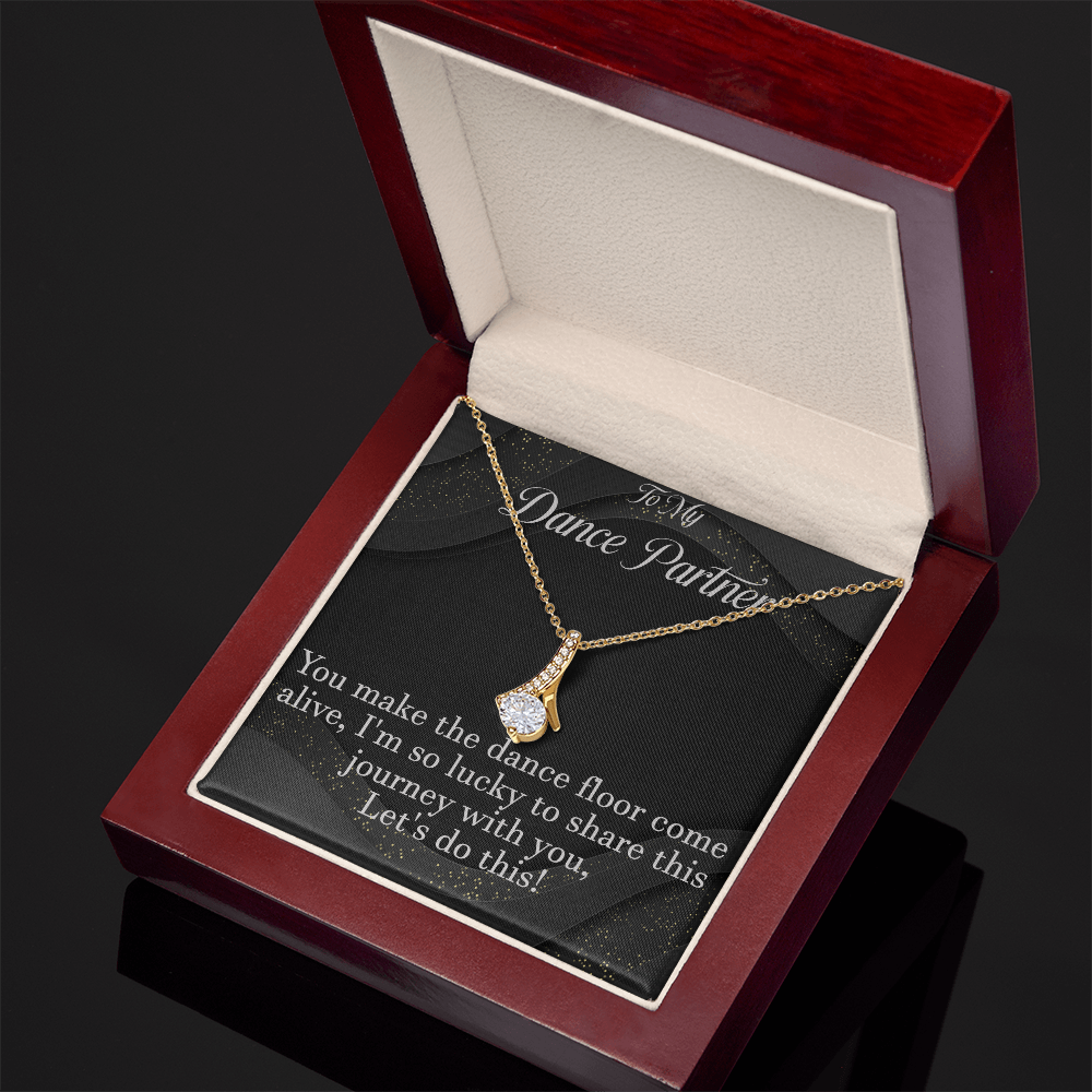 To My Dance Partner (Ballroom/Latin) - Gratitude Necklace