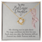 My Ballerina Daughter Love Knot Necklace