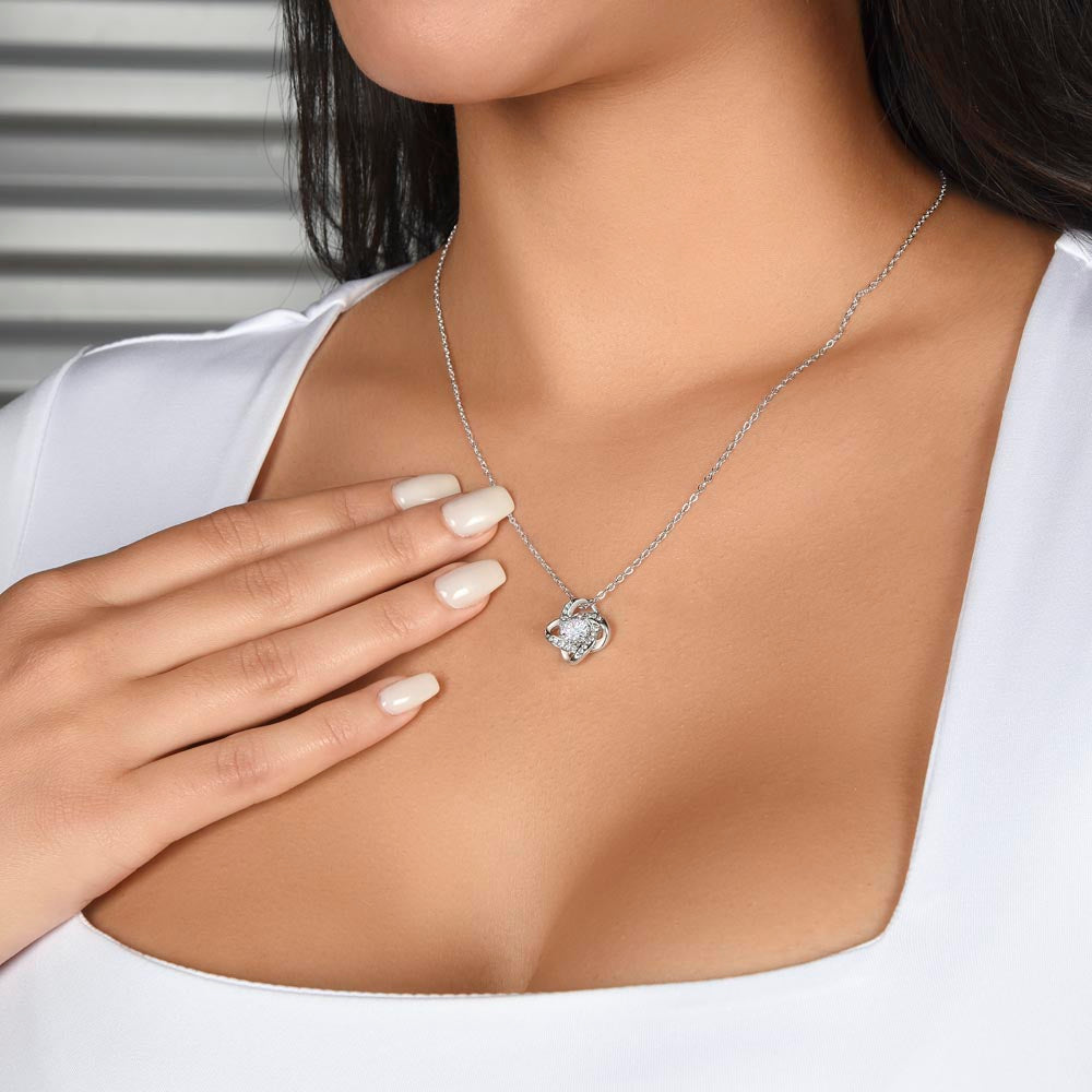 My Ballerina Girlfriend - Strength and Grace Love Knot Necklace