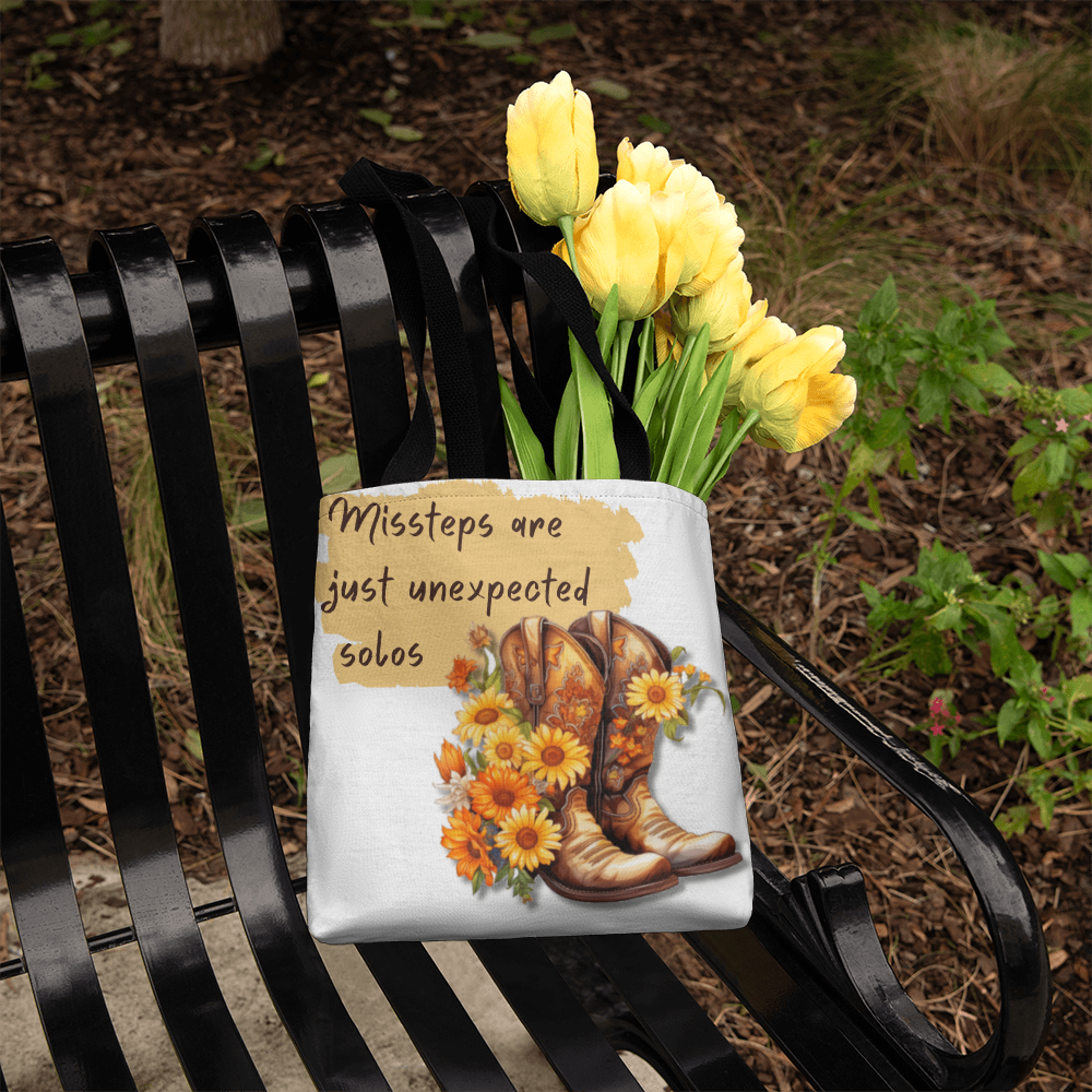 'Missteps are just Unexpected Solos' Line Dancing Classic Tote Bag