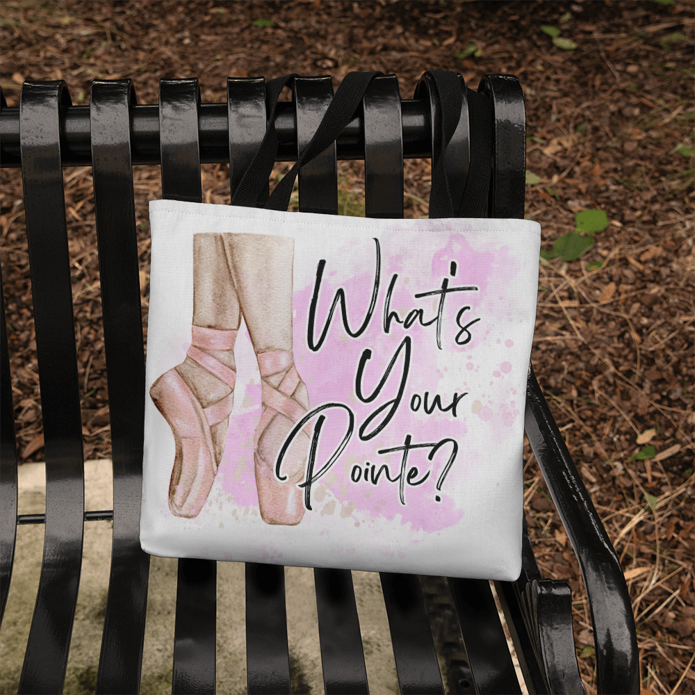 'What's your Pointe?' Classic Ballet Tote Bag