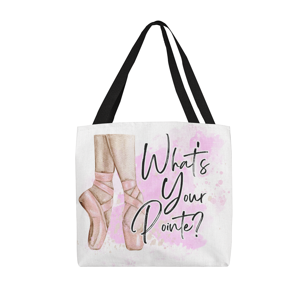 'What's your Pointe?' Classic Ballet Tote Bag