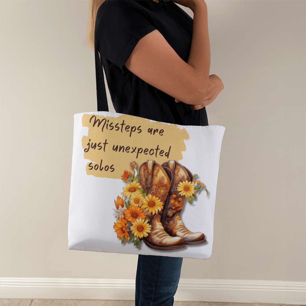 'Missteps are just Unexpected Solos' Line Dancing Classic Tote Bag