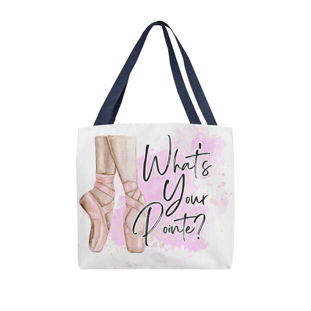 'What's your Pointe?' Classic Ballet Tote Bag