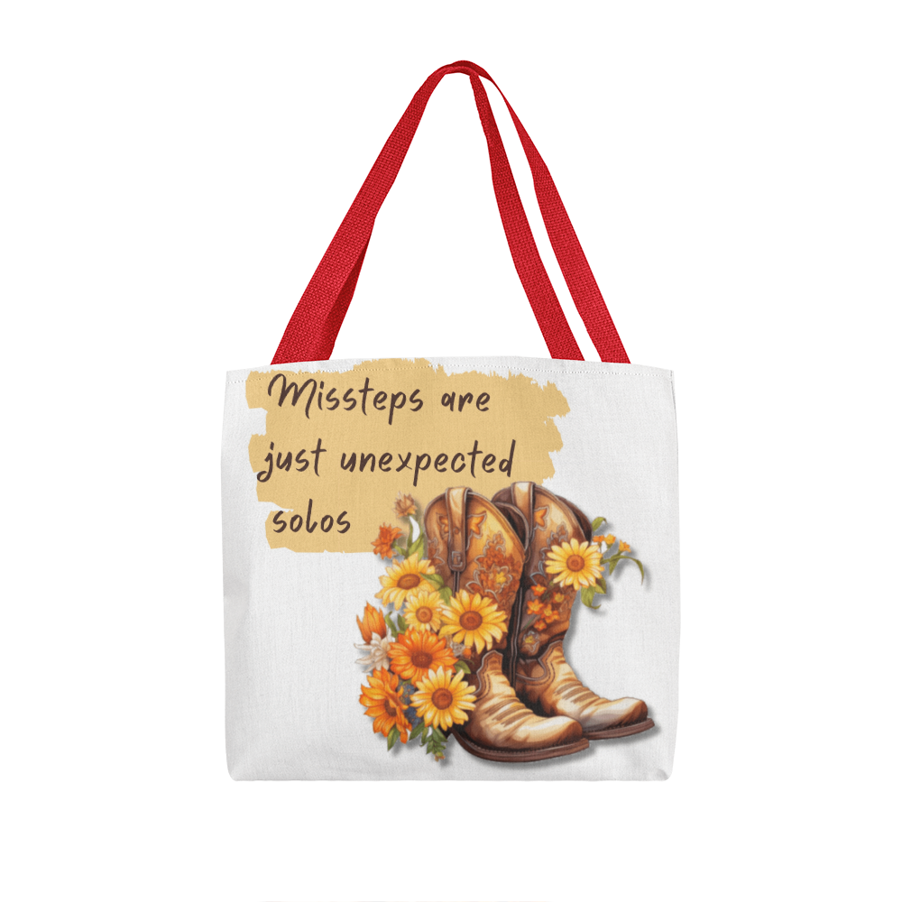 'Missteps are just Unexpected Solos' Line Dancing Classic Tote Bag